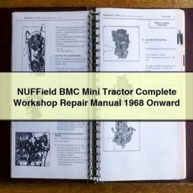 NUFField BMC MINI Traktor Werkstatt Handbuch 1968+ (PDF)
