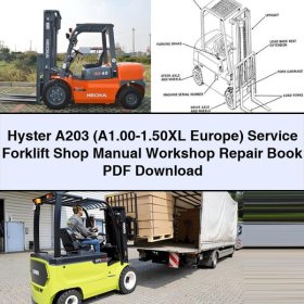 Hyster A203 (A1.00-1.50XL Europa) - Werkstatt-Handbuch