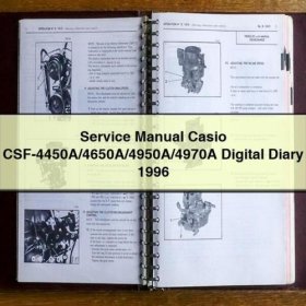 Casio CSF-4450A/4650A/4950A/4970A Digital Diary - Benutzerhandbuch (1996)