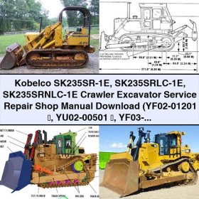 Kobelco SK235SR-1E, SK235SRLC-1E, SK235SRNLC-1E Raupenbagger Werkstatt-Handbuch