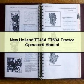 Traktor Bedienungsanleitung New Holland TT45A TT50A (PDF)