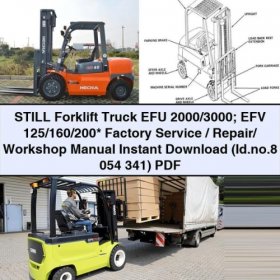 STILL Gabelstapler EFU 2000/3000, EFV 125/160/200 - Werkstatthandbuch (PDF)