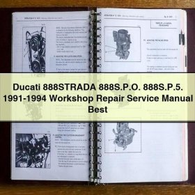 Ducati 888 Strada 888S.P.O. 888S.P.5 (1991-1994): Werkstatthandbuch