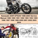 Kawasaki 250R GPX250 1988-2005 Service Repair Manual