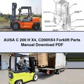 AUSA C 200 H X4 Gabelstapler Teilehandbuch PDF Download