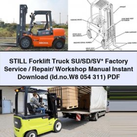 STILL Gabelstapler SU/SD/SV Werkstatthandbuch (PDF)