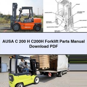 AUSA C 200 H Gabelstapler Ersatzteilhandbuch PDF Download