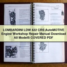 LOMBARDINI LDW 422 CRS - Reparaturhandbuch für KFZ-Motoren