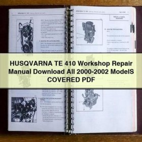 Husqvarna TE 410 Werkstatt-Reparaturanleitung (2000-2002) PDF