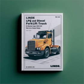Linde LPG & Diesel Gabelstapler H-Serie Typ 393-02 H25 H30 H35 Service- und Reparaturhandbuch