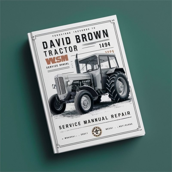 David Brown 1494 WSM Servicehandbuch
