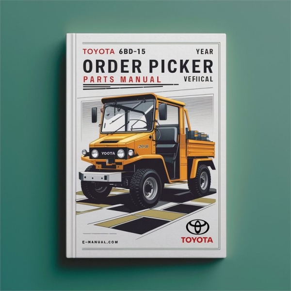 Toyota 6BPU15 Kommissionierer Teilehandbuch