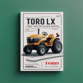Toro LX Rasenmäher-Traktor Servicehandbuch