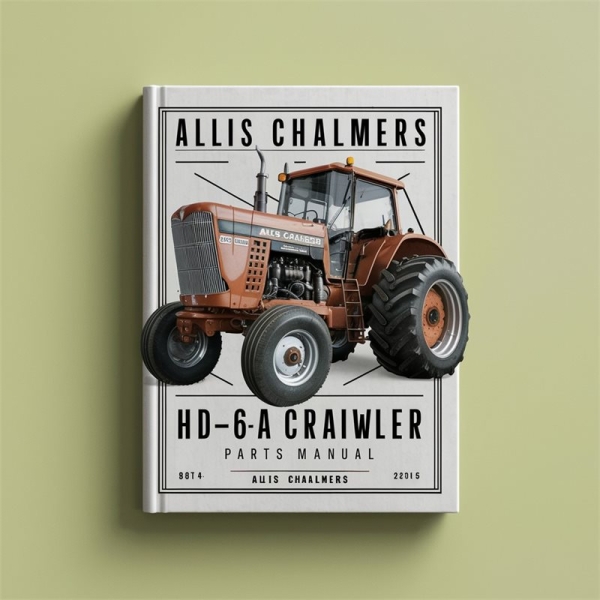 Allis Chalmers HD-6A Raupen-Traktor Teilehandbuch