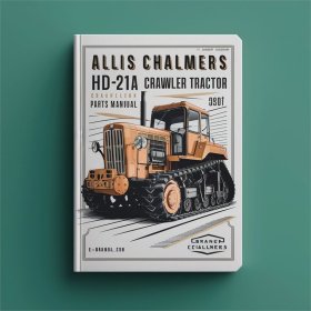 Allis Chalmers HD-21A Raupenbagger Teilehandbuch