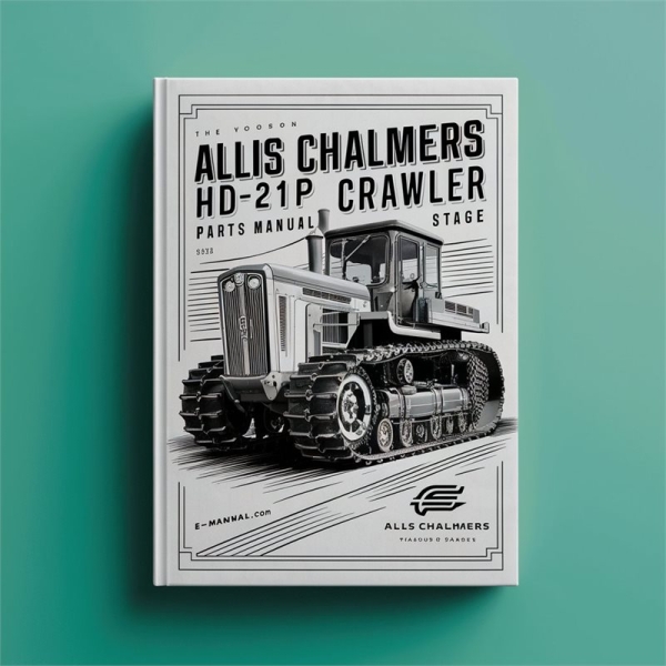 Allis Chalmers HD-21P Raupenzug Teilehandbuch