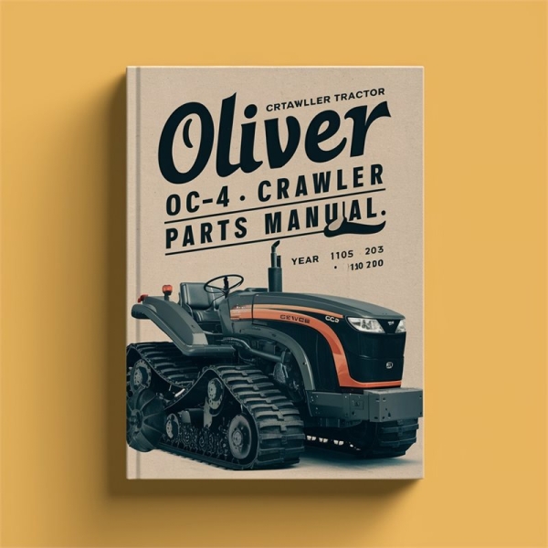 Reparaturhandbuch für Raupenzugmaschinen OLIVER OC-4