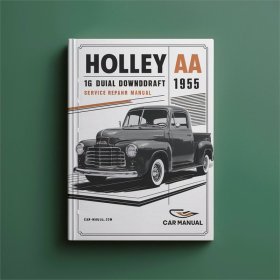 Holley AA 1G Doppel-Fallstrom 1955 Service- und Reparaturhandbuch