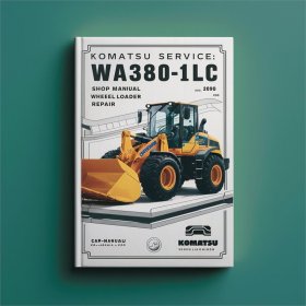 Komatsu WA380-1LC Radlader Werkstatt-Handbuch