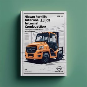 Nissan Gabelstapler-Reparaturanleitung J01/J02 Serie (H15/H20-II/H25 LPG, TD27/BD30 Benzin)