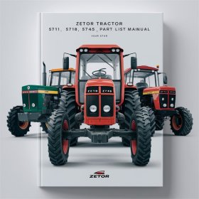 ZETOR Traktoren 5711, 5718, 5745, 5748: Ersatzteilkatalog