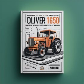 Oliver 1650 & 1655 Traktor Werkstatt Handbuch