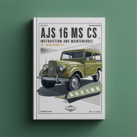 AJS 16M MS MC CS 18 S C CS 1953: Bedienungsanleitung und Wartung