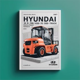Hyundai Gabelstapler 35D-7E, 40D-7E, 45D-7E, 50D-7AE Service- und Reparaturhandbuch