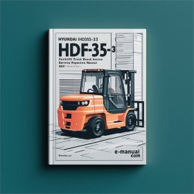 Hyundai Stapler HDF35-3 / HDF45-3 Werkstatt Handbuch
