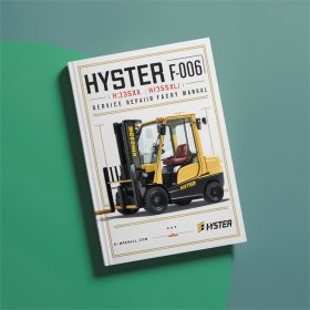 Hyster Gabelstapler F006 (H135XL H155XL) - Werkstatt- und Reparaturhandbuch