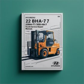 Hyundai Gabelstapler Service- und Reparaturhandbuch (22BHA-7, 25BHA-7, 30BHA-7) - PDF