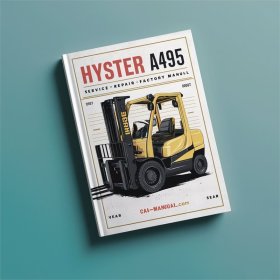 Hyster A495 (W20ZA W25ZA) Gabelstapler: Werkstatt- und Reparaturhandbuch