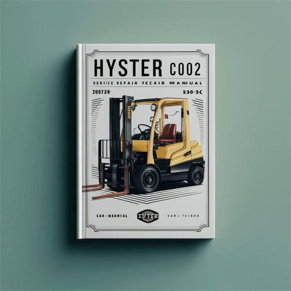 Hyster C002 (S30-50C) Gabelstapler Service- und Reparaturhandbuch