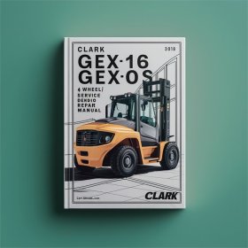 CLARK GEX/GTX Gabelstapler - Service- und Reparaturhandbuch (PDF)