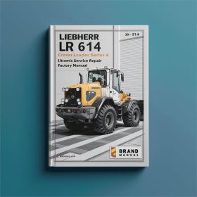 Liebherr LR 614 LR614 Crawler Loader Series 4 Litronic Service Repair Factory Manual