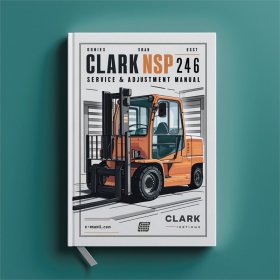 Gabelstapler-Service- und Einstellhandbuch Clark NS/NP 246 (P.M.)