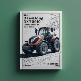 Kioti Daedong DX7510 DX9010 DX100 Traktor Servicehandbuch