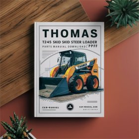Thomas T245 HDK Skid Steer Loader Parts Manual (S/N LM001746-ONWARD)