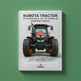 Kubota Traktor ST Alpha-30 / ST Alpha-35 Werkstatt Handbuch