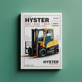 Hyster B60Z (A230) / B80Z (A233) Rider Gabelstapler: Service- und Ersatzteilhandbuch