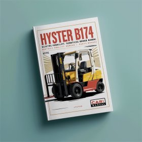 Hyster B174 Elektro-Gabelstapler: Service- und Ersatzteilhandbuch