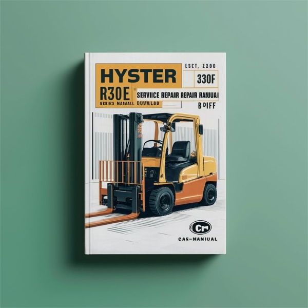 HYSTER R30E/R30EA/R30EF/R30ES/R30F/R30FA/R30FF Elektro-Gabelstapler: Wartung, Reparatur & Ersatzteilhandbuch (B174)