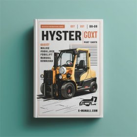 HYSTER B60XT, C60XT, B80XT, C80XT Stapler - Werkstatt- und Ersatzteilhandbuch (B199)