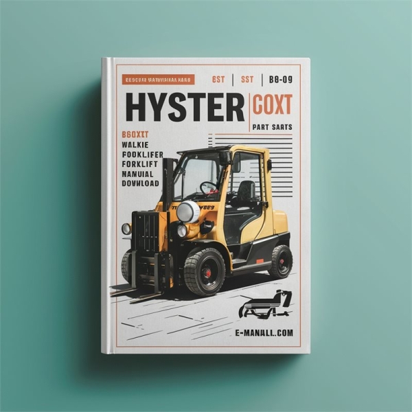 HYSTER B60XT, C60XT, B80XT, C80XT Stapler - Werkstatt- und Ersatzteilhandbuch (B199)