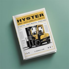 Hyster Gabelstapler E45Z-E65Z Service- und Ersatzteilhandbuch (G108)