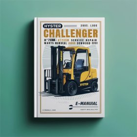 Hyster Challenger H70XM/H120XM Gabelstapler: Service- und Ersatzteilhandbuch (L005)