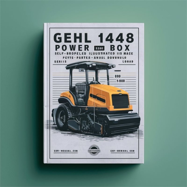 Gehl 1438 1448 Power Box Self-Propelled Paver Illustrated Master Parts List Manual (Serial Numbers 18100 and Before)