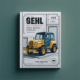 Gehl 153 Mini Compact Excavator Parts Manual 918035