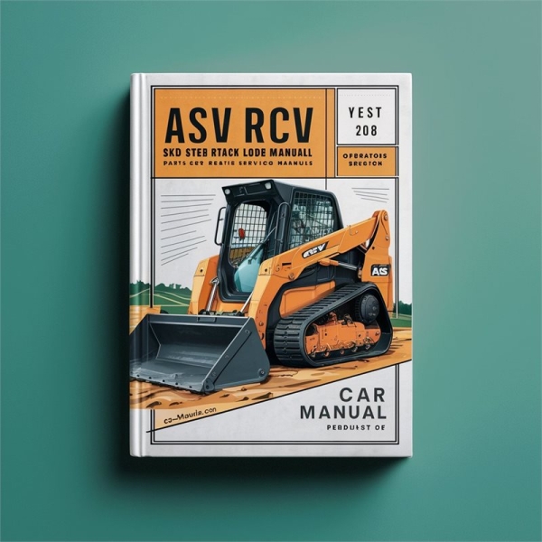 ASV RCV Raupenlader Bedienungsanleitung, Ersatzteile, Reparaturhandbuch, PDF-Download