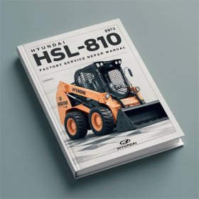 Hyundai HSL810 Skid Steer Loader Factory Service Repair Manual
